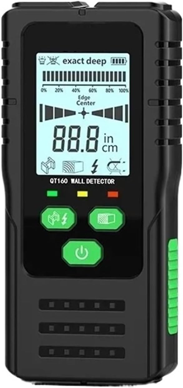 Stud Finder, Stud Finder Wall Scanner 4 in 1 Metal Detector Wood Studs AC Voltage Live Wire Detect Wall Scanner Electric Box