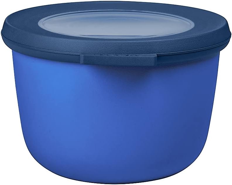 Mepal – Multi Bowl Cirqula Round – Food Storage Container with Lid - Suitable as Airtight Storage Box for The Fridge & Freezer, Microwave Container & Servable Dish – 500 ml – Vivid Mauve