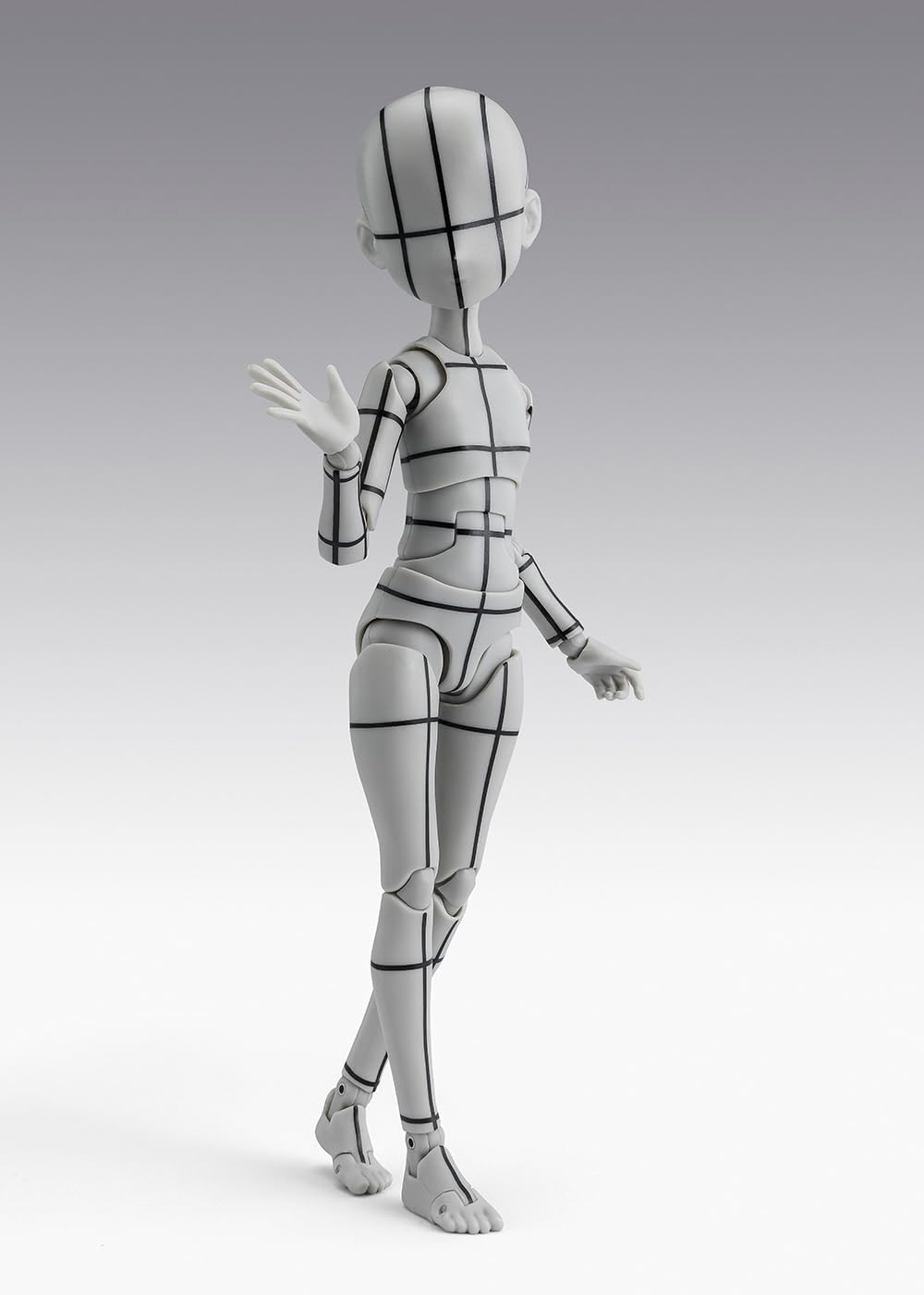 TAMASHII NATIONS - Ken Sugimori- Edition -Wireframe- (Gray Color Ver.) - Body-Chan -, S.H.Figuarts Action Figure