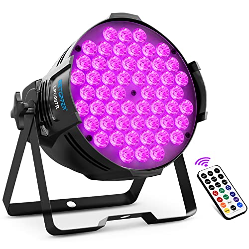 BETOPPER Stage Light 54x3W RGB 3 in 1 LED Par Light Disco Light for Parties [Upgraded Version - Support Remote Control] Dj Lights for Show, Stage, Church, Party, Wedding, Concert, Club