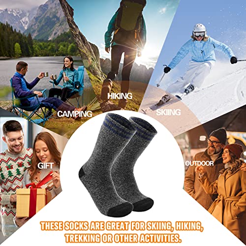 3 Pairs of Insulated Winter Socks for Men and Women