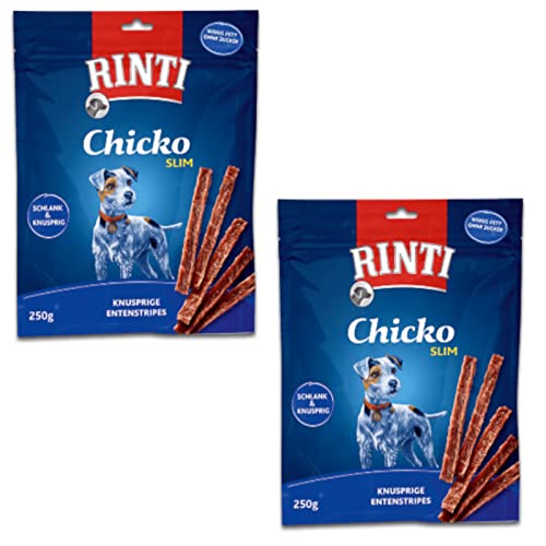 Rinti Extra Chicko Slim Ente für Hunde - Doppelpack - 2 x 250 g