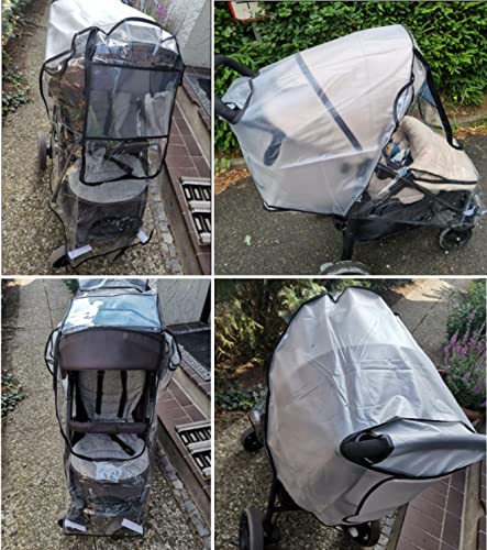 Regenschutz-fur-Kinderwagen-Universal-Regenverdeck-fur-buggy-Regenhulle-fur-Kinderwagen-Regenhaube-fur-alle-Jogger-mit-Fenster-und-Doppel-Reisverschluss-Gute-Luftzirkulation-Schadstofffrei