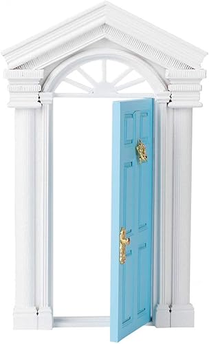 Miniatura 9 de 112 Puerta de madera de casa de muñecas, mini mini hada de madera de abedul puerta de decoración de la casa de muñecas, accesorio de decoración de