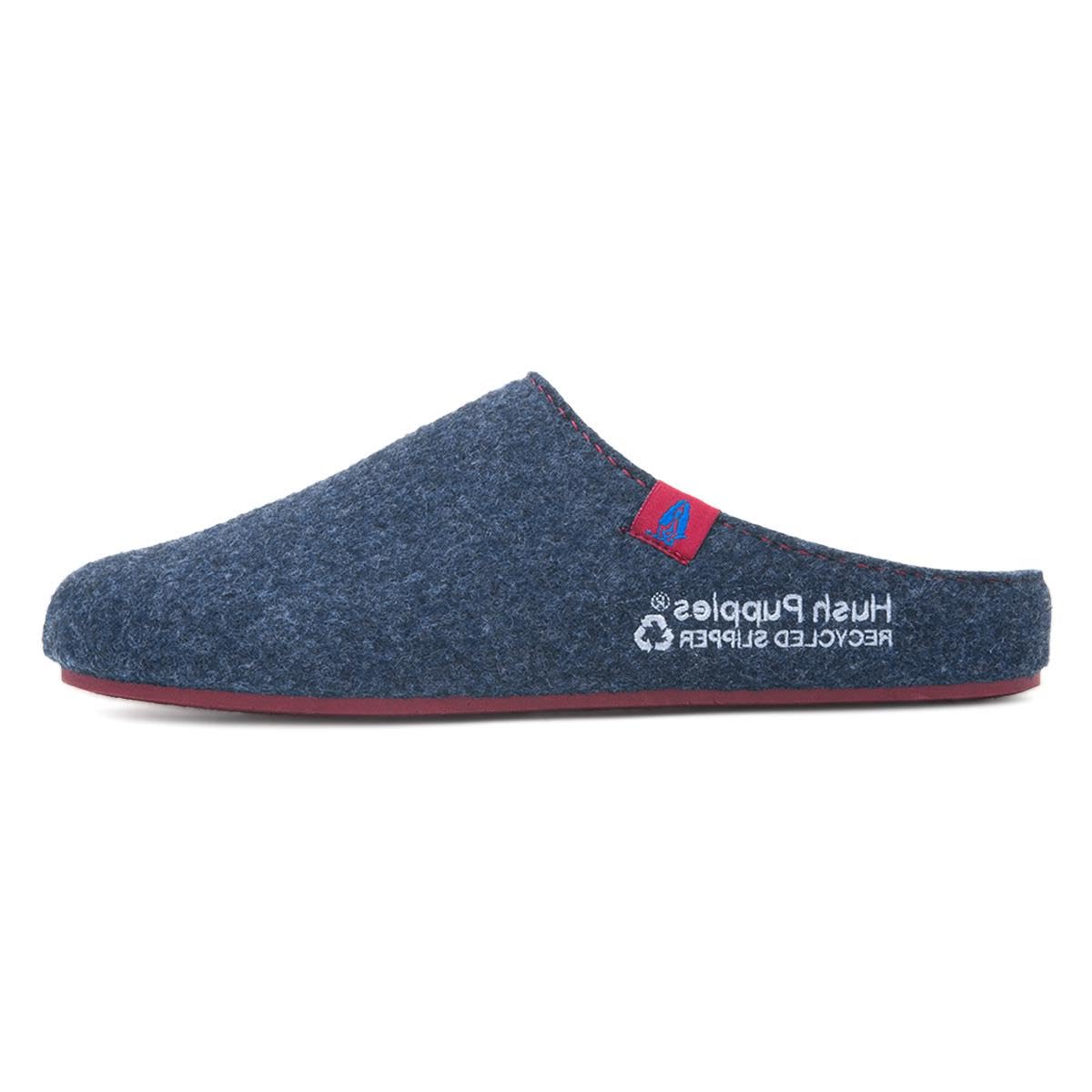 Hush Puppies Mens Ryder Slipper, Navy, 6 UK