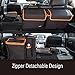 MARKSIGN Deluxe Trunk and Backseat Organizer for Medium or large size SUVs & RVs, Detachable Storage Modules with Built-in Cooler, Patent Pending