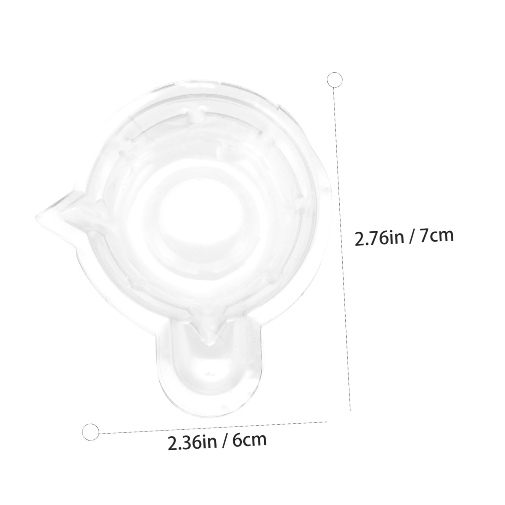 FOMIYES 1000pcs Disposable Cup Liquid Small Cup Tub Test Cups Measuring Cup Container for Pregnancy Bottle Plastic