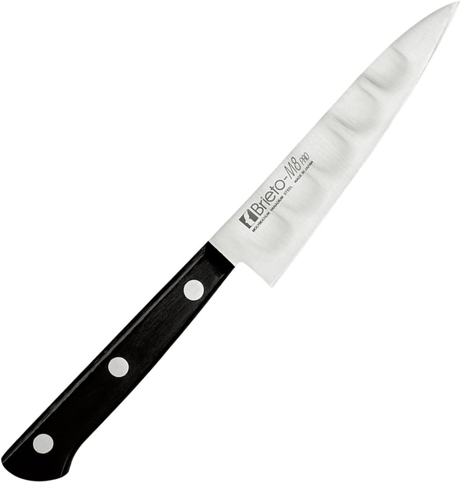120mm (4.7") Petty Knife - by Brieto - Dimpled Japanese Kitchen Knives
