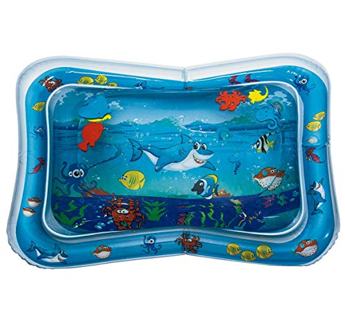 Tapete de Água Inflável Divertido KaBaby Peixinhos, Kababy, Azul celeste