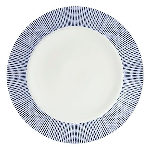 Royal Doulton Pacific Dinner Plate with Blue Dots Cover