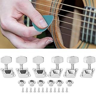 3 + 3 chevilles de réglage de guitare 3R3L Mécaniques pour guitare folk ou acoustique à 6 cordes - Les Beatles, Paul McCartney, John Lennon, RIngo Starr, George Harrison 3 + 3 chevilles de réglage de guitare 3R3L Mécaniques pour guitare folk ou acoustique à 6 cordes – Image 4