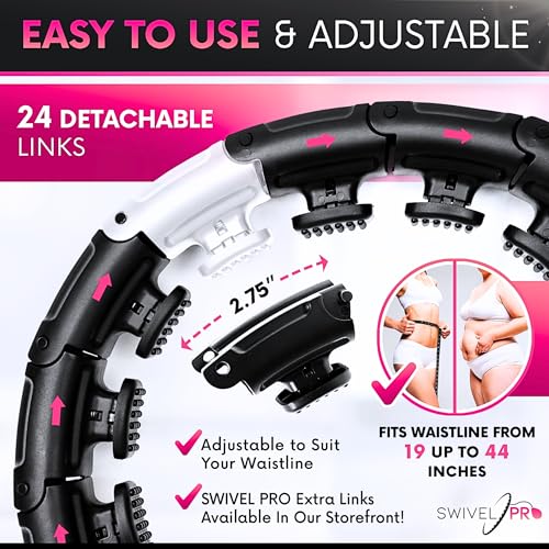 Smart Hula Hoop Swivel Pro mit Gewichtsball für effektives Training