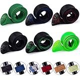 Koogel Fishing Pole Sleeves, 12 PCS Fishing Rod Cover Rod Sock Rod Strap for Spinning Fishing Rod, Fly Fishing Rod, Casting Fishing Rod