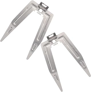 Mikinona 2 Peças Garfo De Frango Assado Em Aço Inoxidável Grelha De Comida Acessórios Eletrônicos Garfos Ferramenta De Churrasco Em Aço Inoxidável Agulha Garfo De Carne Levantadores De