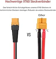 Vista 2 de Cable solar XT60 de 12AWG 2 pies 2 10 25 35 50 75 100 pies XT60 cable de extensión conector de panel solar a conector XT60 para estación de energía