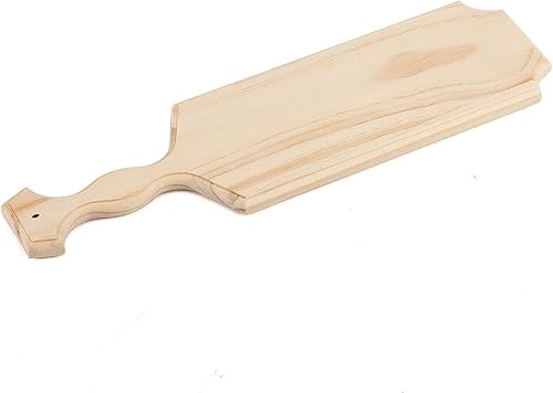 Remo de Hermandad 38 cm, Remo de Pino Sin Terminar, Remo de Madera Sólida para Hermandades Griegas