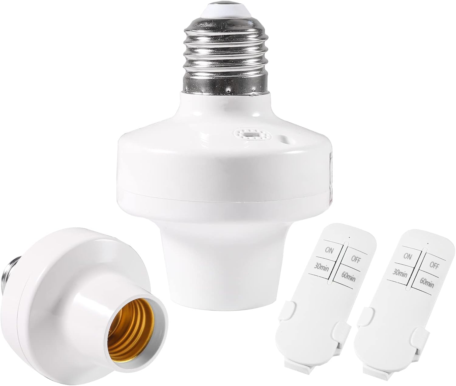 Remote Control Light Lamp Socket E26 E27 Bulb Base Adapter, Wireless