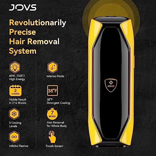 Jovs X Ipl Hair Removal For Women And Men, Permanent 3-In-1 Hair Removal Device With Cooling System/Touch Screen/Unlimited Flashes, At-Home Painless Hair Remover For Whole Body & Face, Fda Cleared #TOP1
