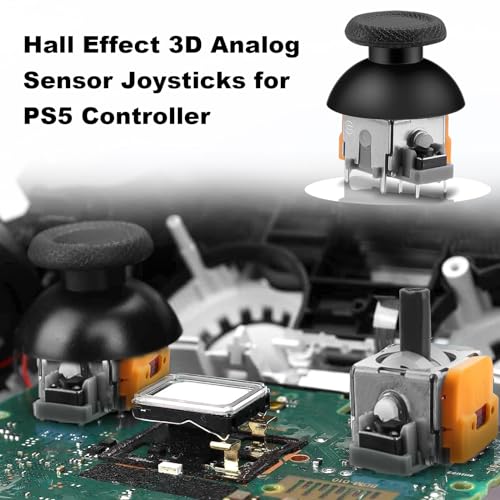 TOMSIN Substituição De Joysticks Para Controle Ps5, Pacote Com 4 Módulos De Joysticks Com Sensor Ana