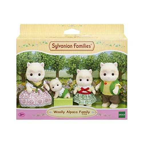 Sylvanian Families - Família das Alpacas Conjunto de Figuras, 3+ Anos, Multicor, 5358