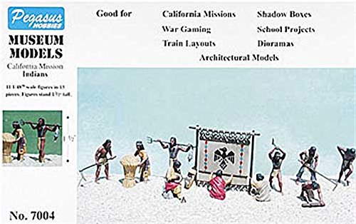 Kit de Modelo California Mission Indians 1/48 miniatura 1