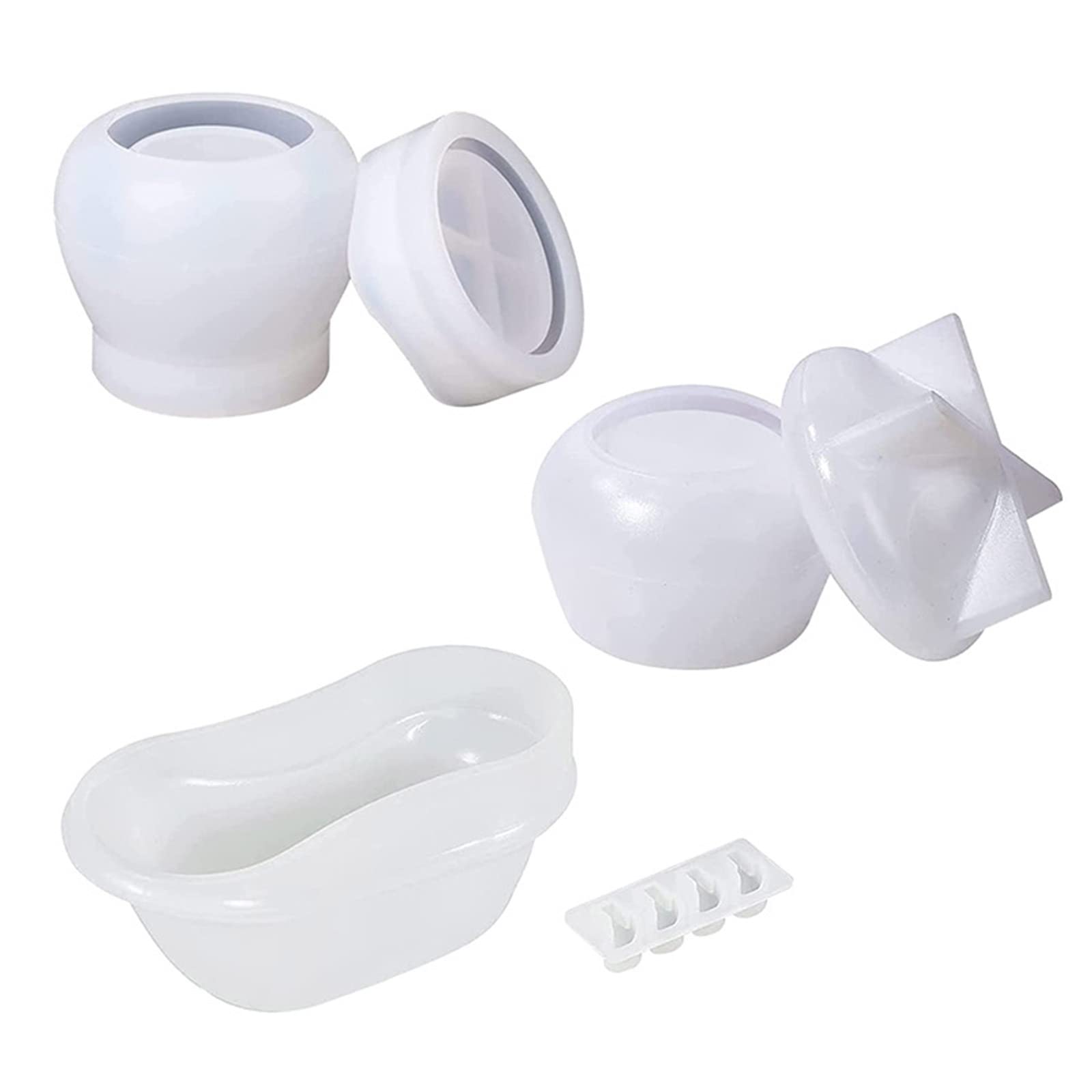 Moule pot champignon silicone résine pour ranger vos bijoux