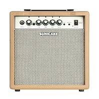 Portable & Lightweight Design: Weighing only 7.45 lbs, this 15Watt electric guitar amplifier features a compact size (11.5"x11.5"x4.5") for easy transport, making it ideal for home practice, travel, or small gigs. Dual-Channel Versatility: Instantly ...