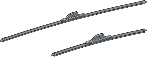 Miniatura 1 de SAFELITE Paquete de 2 limpiaparabrisas de 28 y 17 pulgadas, repuesto automotriz para Nissan seleccionado, Ferrari, modelos años (SBB2817)