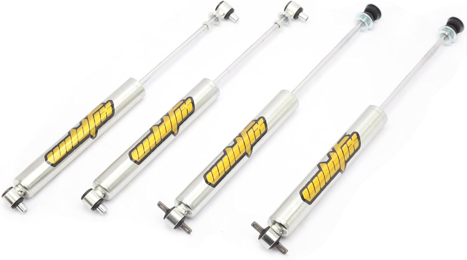 2.5-4inch Lift Front and Rear Shocks for Jeep Grand Cherokee WJ 1999-2004, Zinc Plated Coating, 4 Pieces Pack