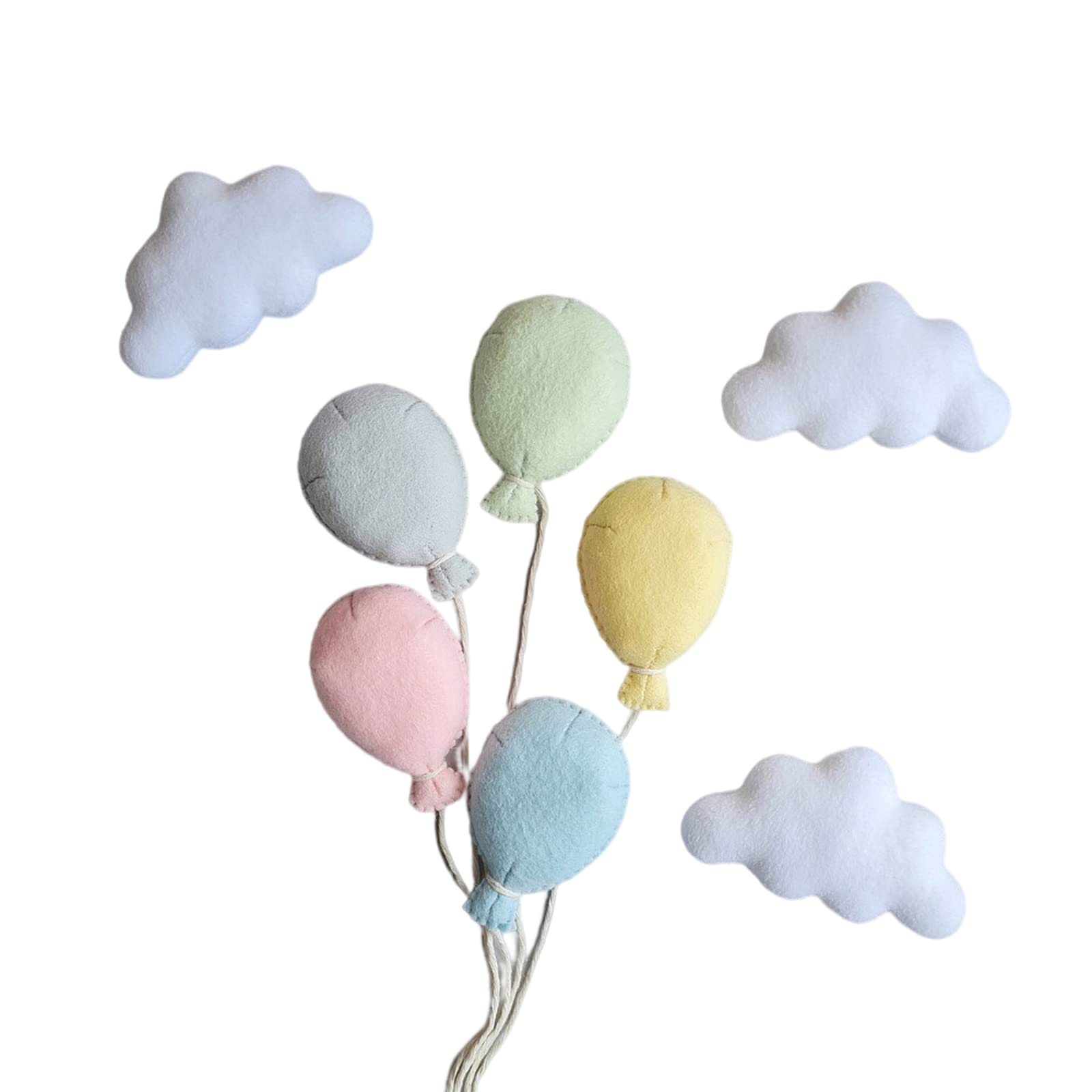 Newborn Photography Props Felt Balloon/Cloud Posing Props Baby Photoshooting Photo Backdrop Decors Shower Gift Infant Photo for Photoshoot