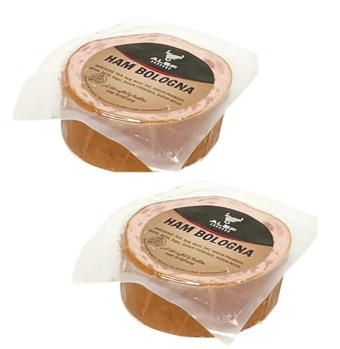 Alef Ham Bologna Russian Style 0.75 Lb (2 Pack) - Versatile Deli Meat For Sandwiches And Snacks, Authentic Bologna For All Your Lunchmeat Needs And Charcuterie Board