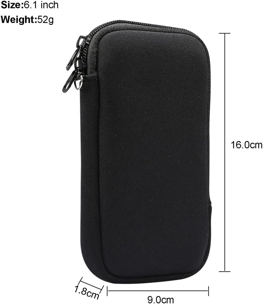 Neoprene Phone Bag Case Waist Bag Wallet Phone Case Holster Bag Outdoor Waist