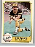 1981 Fleer #364 Phil Garner Pittsburgh Pirates Official MLB Trading Card in Raw (EX-MT or Better) Condition