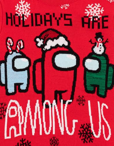 Pull Among Us pour garçon sweat de Noël chaud et anti-irritation