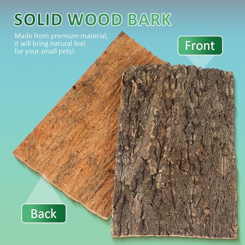 DOITOOL Terrarium Rückwand Kork, 2 Stück Champagnerrinde, 30 0 cm Natürliche Korkrinde Dekoration Für Reptilien Wie Schildkröte Gecko Bartagame