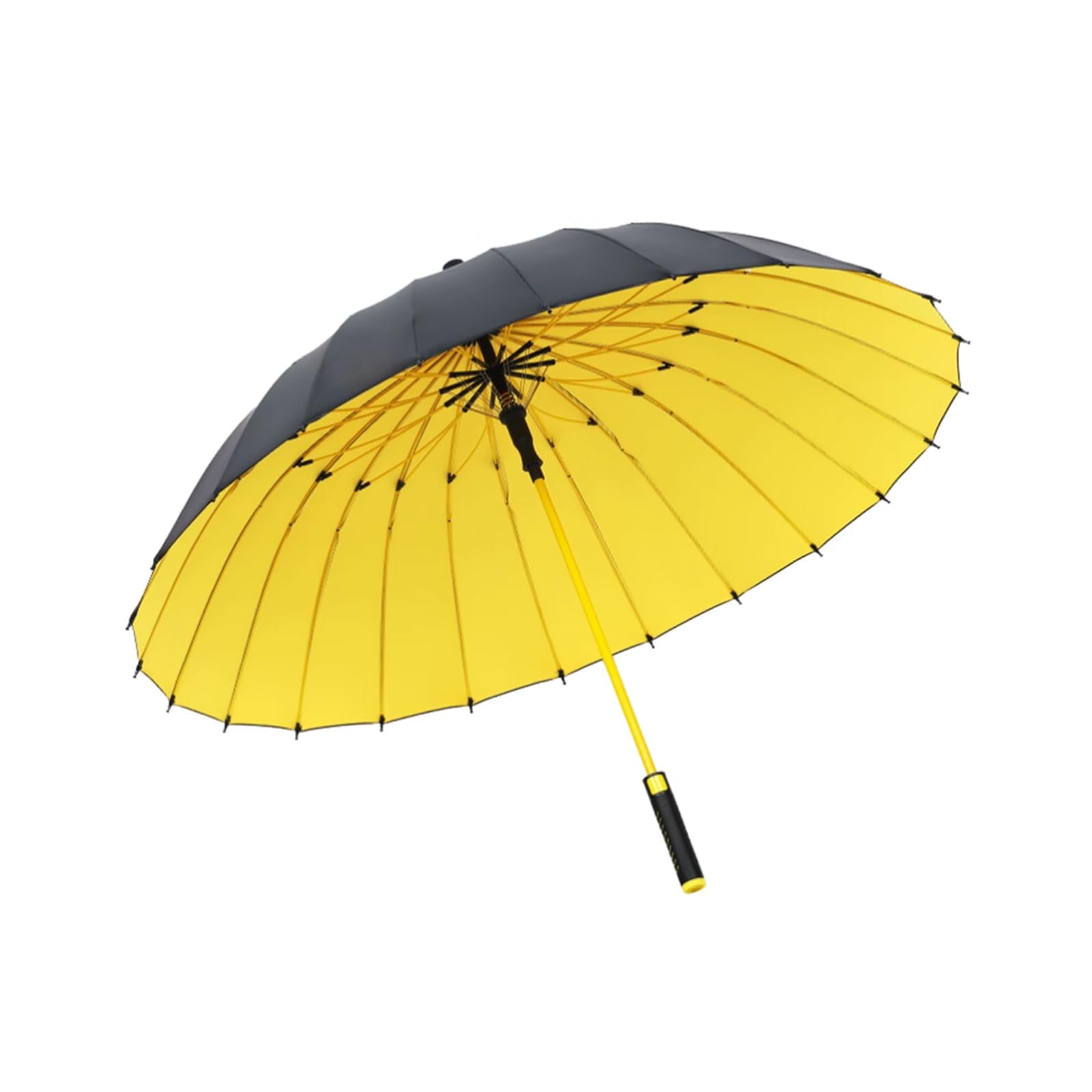 Paraguas automático de 24 huesos ideal para resguardarse de la lluvia en la ciudad