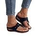 Tong Femme Sandale Plates Bout Ouvert Pantoufles Sandales Compensées Chaussures Bohême Gladiateur Chaussures Tongs Plage Nu Pieds Été Bride Cheville Chaussures