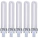 Lampada di ricambio UV, Tubo Uv Per Chiodo Essiccatore Lamp Bulb tubo UV ricambio Lampadina a tubo a forma di U da 48W 365 nm Sostituzione Tubo Di Lampada Uv per UV Lamp Nail Art Dryer 5 pezzi/set