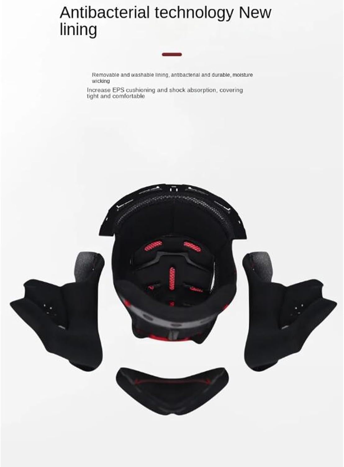 Casco Integral de Moto de Fibra de Carbono con Spoiler, Casco Deportivo for Turismo por Carretera, Aprobado por ECE Dot