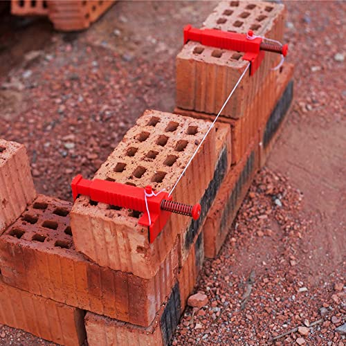 VOANZO 1 Paar Mauerwerksschnurspanner Maurerschnurhalter Ecke für BAU Mauerwerk Mauerwerk Wand