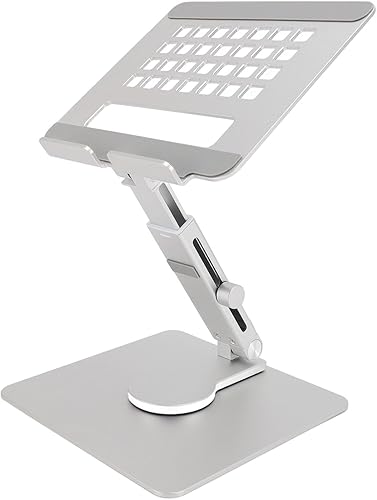 SUNGOOYUE Adjustable Tablet Holder 360 Degree Rotation Laptop Stand for 14" Tablet