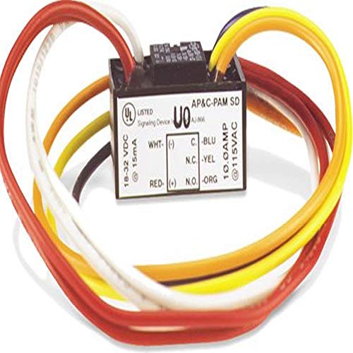SPACE AGE ELECTRONICS SSU-PAM-SD Panel Mount, 20-32 VDC Coil, Multi-Voltage, 7 AMP, PAM Series, 120VAC / 24VDC, Wire LEADED, Relay, SPDT