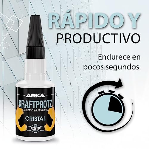 Miniatura 7 de Pegamento Líquido Para Cristal Y Espejos Kraftprotz 50 G Xxl Adhesivo Extrafuerte Transparente Resistente Al Agua Y Al Calor Boquilla Antiobstrucción