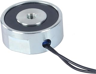 Dc 12v 24v Small Electromagnet 5kg Holding Force Electric Magnet Cylinder Mini Circular Electromagnet 1Pcs(H2510-12V)
