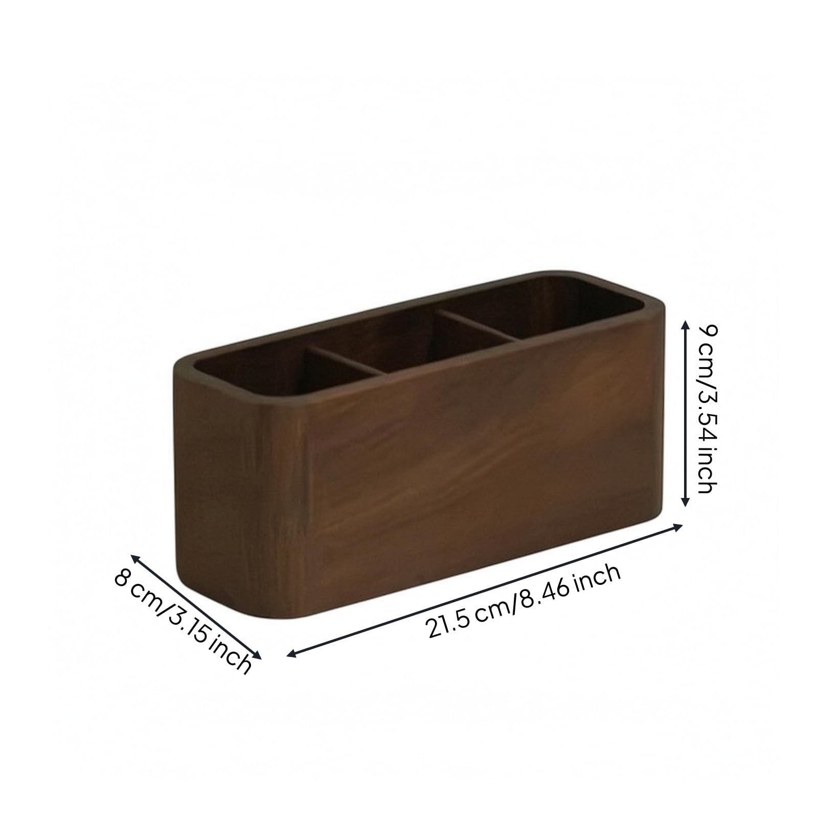 Portapenne da Scrivania Organizer Ufficio Cassetta Portaoggetti Contenitore con Scomparti Pannelli Divisori per, 3 Scomparti, style to 3