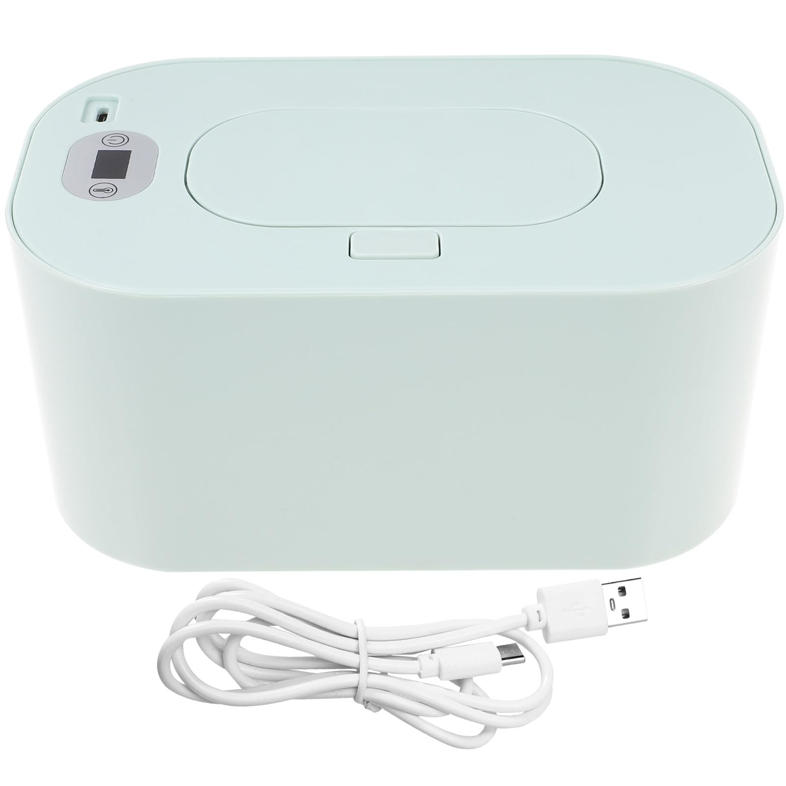 UKCOCO Calentador Resistente y Mantiene Toallitas Calientes Portátil USB de Toallitas Húmedas Verde para Bebés Adecuado para Uso en Casa y Coche