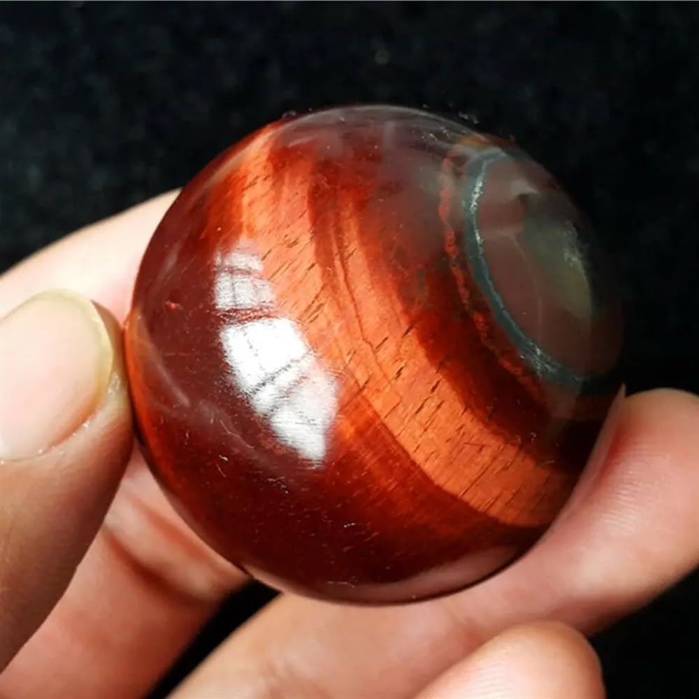AUOQKQUT Beautiful Polished Red Tiger Eye Sphere Quartz Crystal Ball (Size : 1PC)