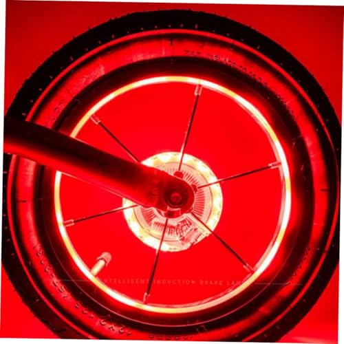 Luz inteligente de 7 colores para ruedas de bicicleta en rutas nocturnas de ciudad 4
