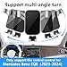 LUNQIN Car Phone Holder for Mercedes Benz EQE 2023 2024 2025 2026 EQE320 EQE320+ EQE350 EQE350+ EQE500 Auto Interior Accessories Best Cell Phones Mount Cellphone Mobile Cradle Navigation Screen Stand