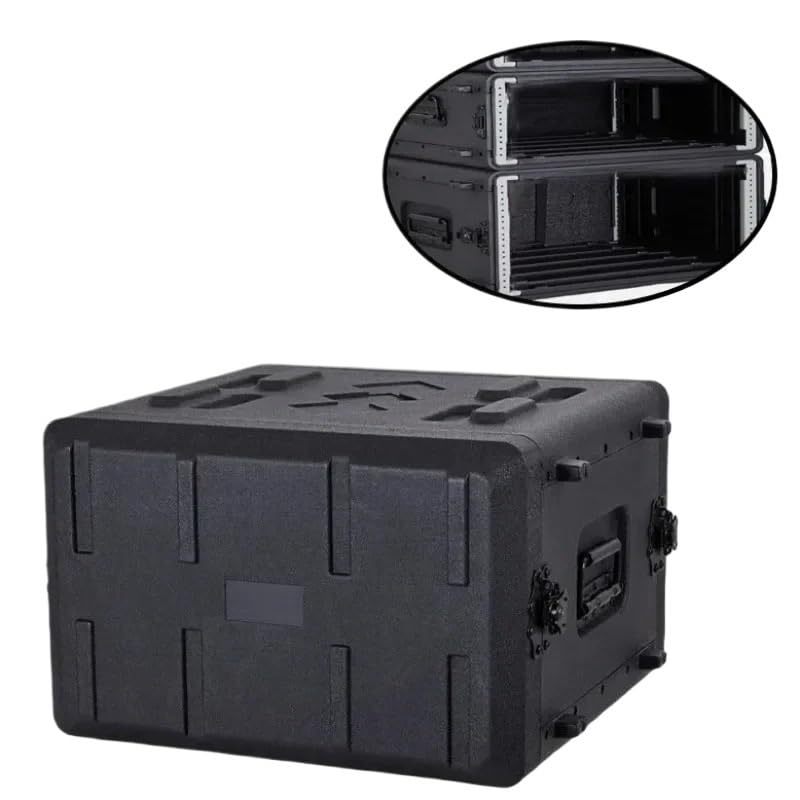 Compatibile con l'organizzatore di cassette portautensili portatili professionali in plastica PE, custodia antiurto for audio(390C-2U)